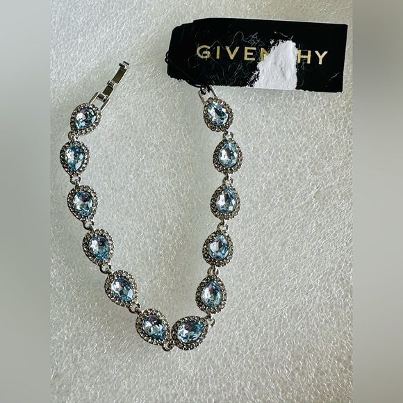 NWT Blue Ice Crystal Givenchy Bracelet - Picture 1 of 7